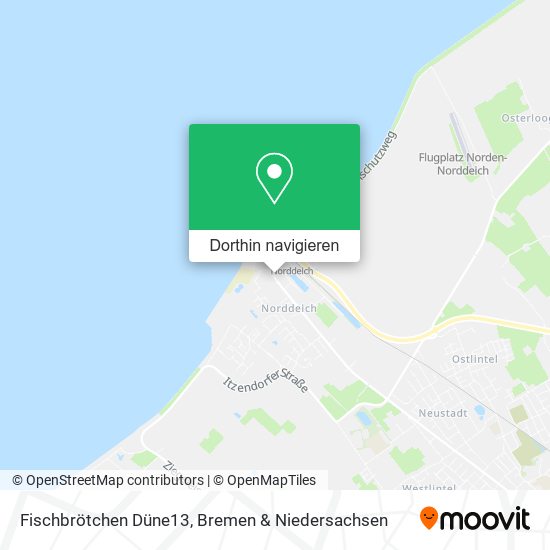Fischbrötchen Düne13 Karte