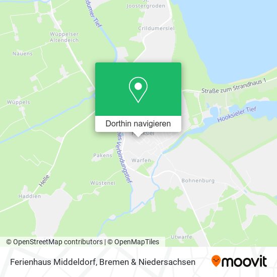 Ferienhaus Middeldorf Karte