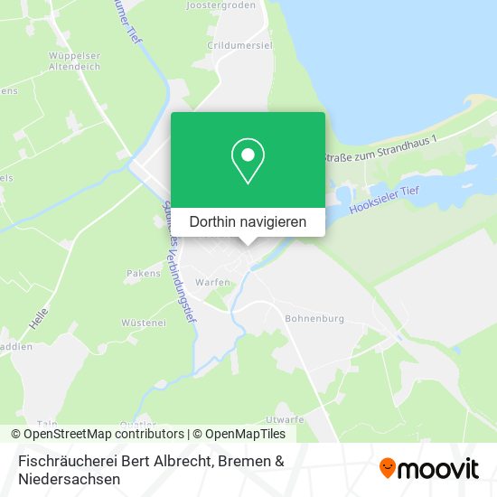 Fischräucherei Bert Albrecht Karte