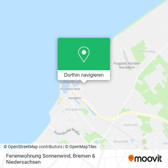 Ferienwohnung Sonnenwind Karte