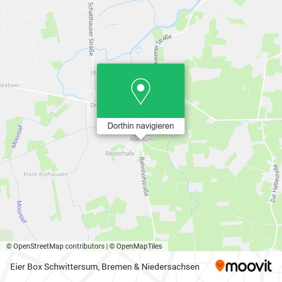 Eier Box Schwittersum Karte