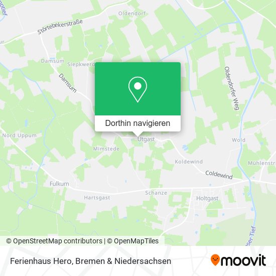 Ferienhaus Hero Karte