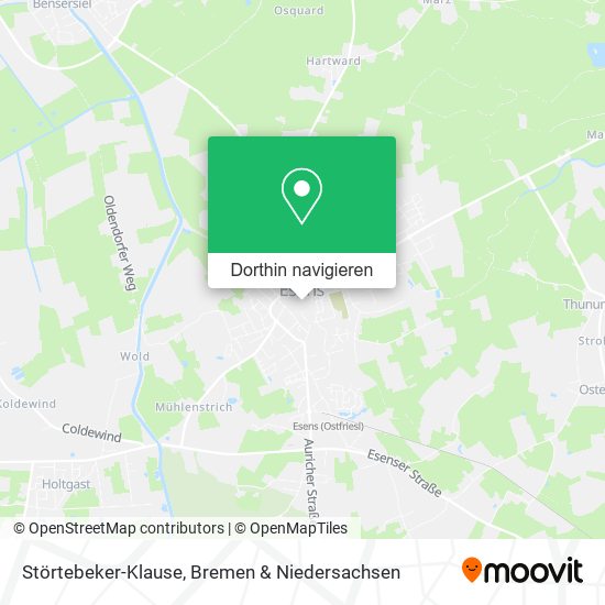 Störtebeker-Klause Karte
