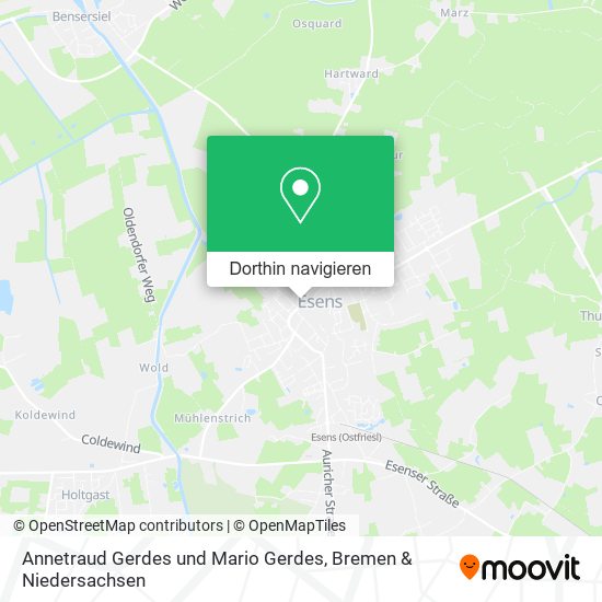 Annetraud Gerdes und Mario Gerdes Karte