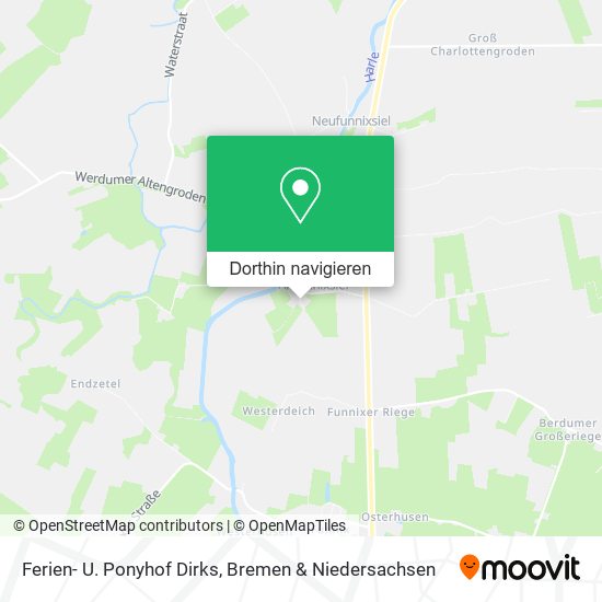 Ferien- U. Ponyhof Dirks Karte