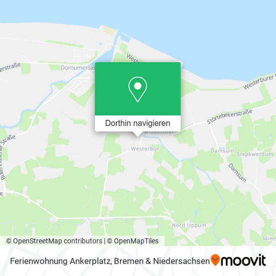 Ferienwohnung Ankerplatz Karte