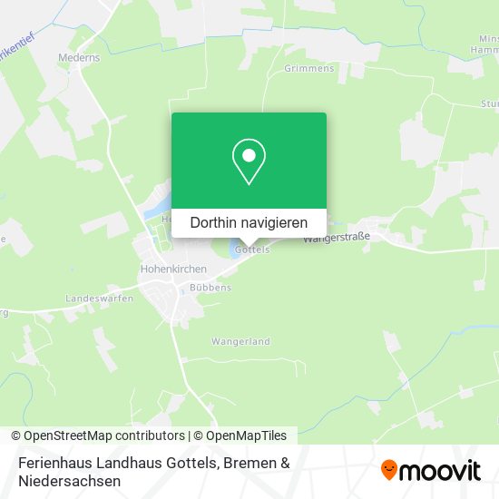 Ferienhaus Landhaus Gottels Karte