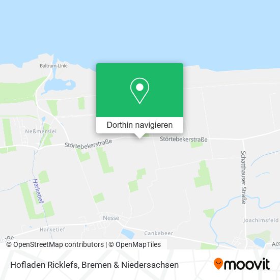 Hofladen Ricklefs Karte