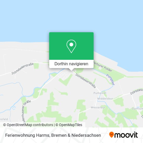 Ferienwohnung Harms Karte