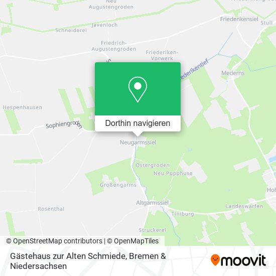 Gästehaus zur Alten Schmiede Karte