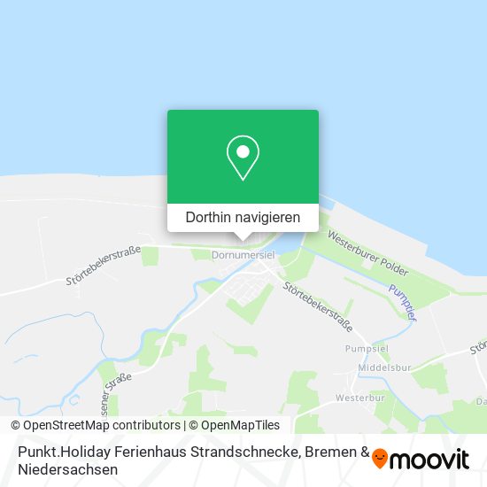 Punkt.Holiday Ferienhaus Strandschnecke Karte