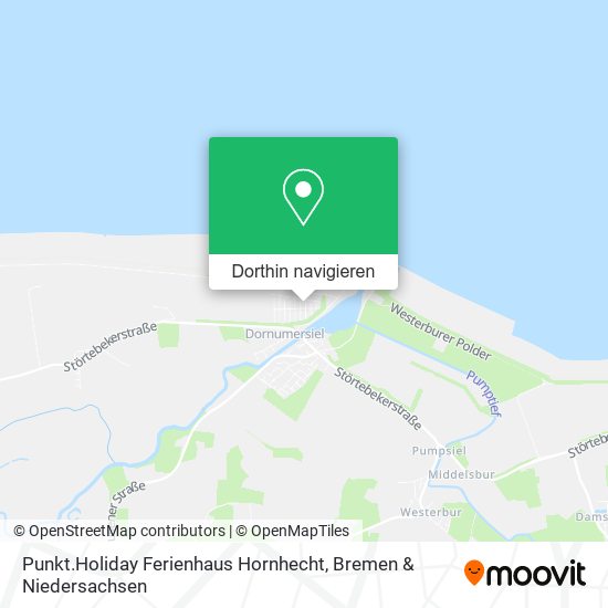 Punkt.Holiday Ferienhaus Hornhecht Karte