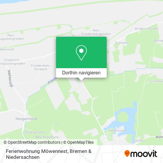 Ferienwohnung Möwennest Karte