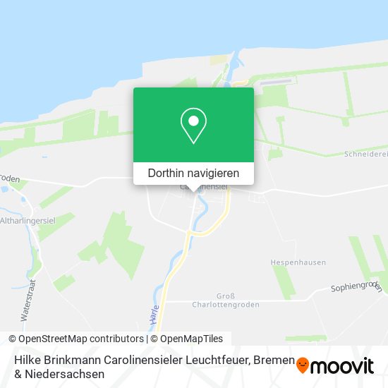 Hilke Brinkmann Carolinensieler Leuchtfeuer Karte