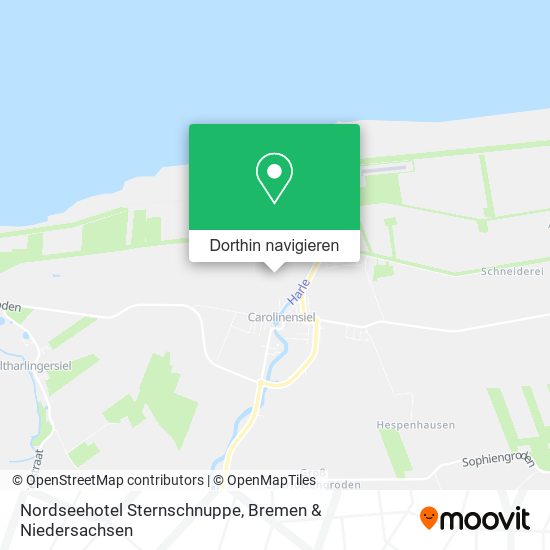 Nordseehotel Sternschnuppe Karte