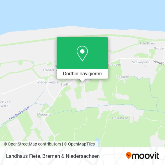 Landhaus Fiete Karte