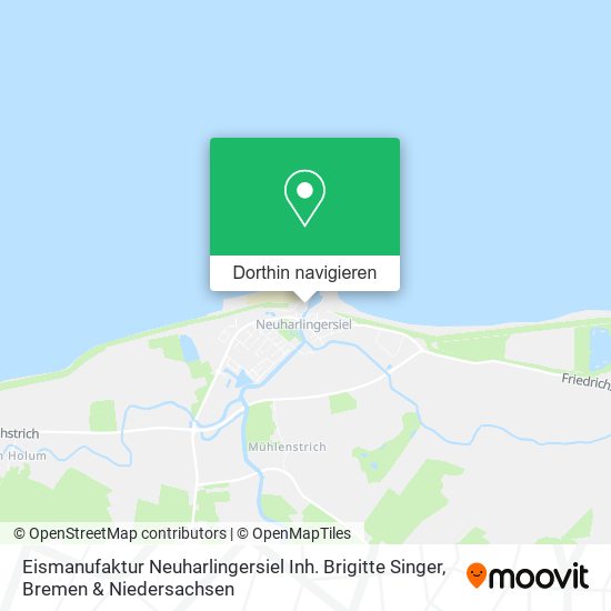 Eismanufaktur Neuharlingersiel Inh. Brigitte Singer Karte