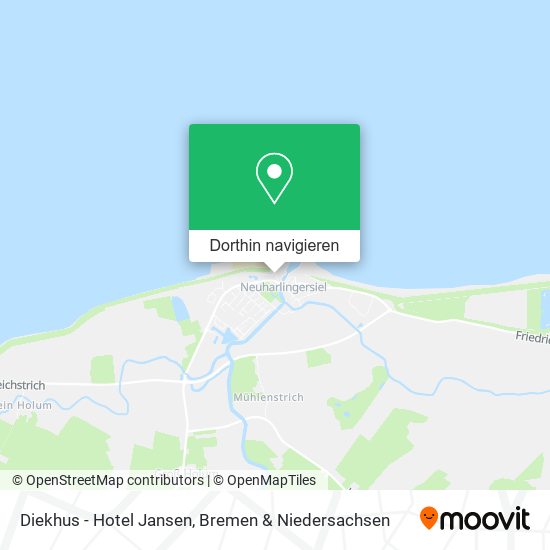 Diekhus - Hotel Jansen Karte