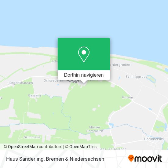 Haus Sanderling Karte