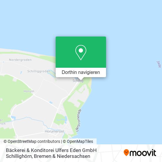 Bäckerei & Konditorei Ulfers Eden GmbH Schillighörn Karte