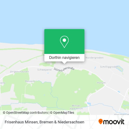 Frisenhaus Minsen Karte