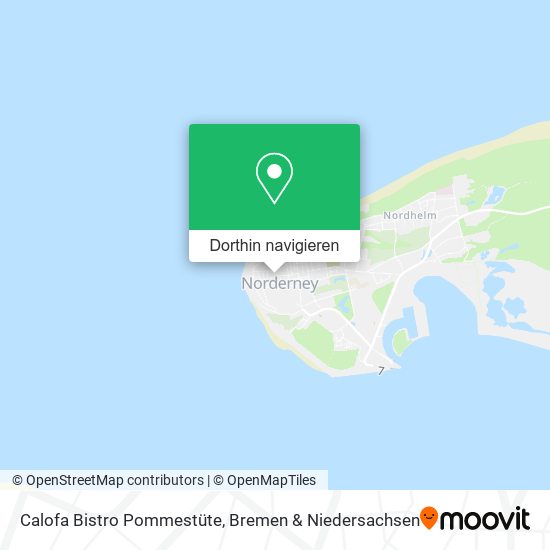Calofa Bistro Pommestüte Karte