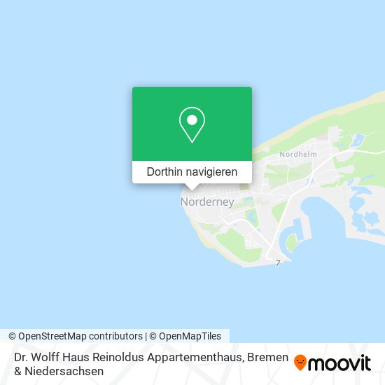 Dr. Wolff Haus Reinoldus Appartementhaus Karte