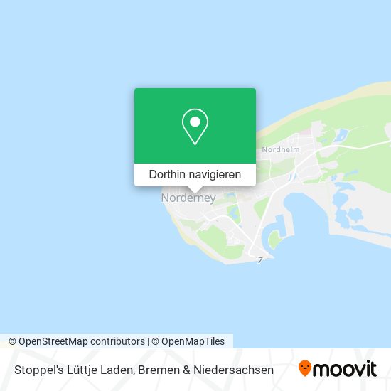 Stoppel's Lüttje Laden Karte