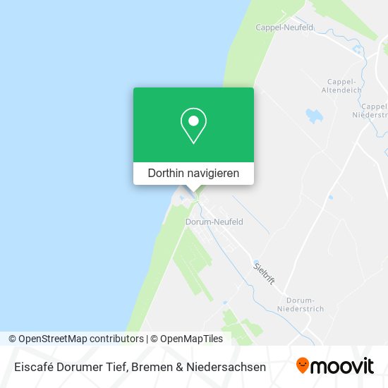 Eiscafé Dorumer Tief Karte