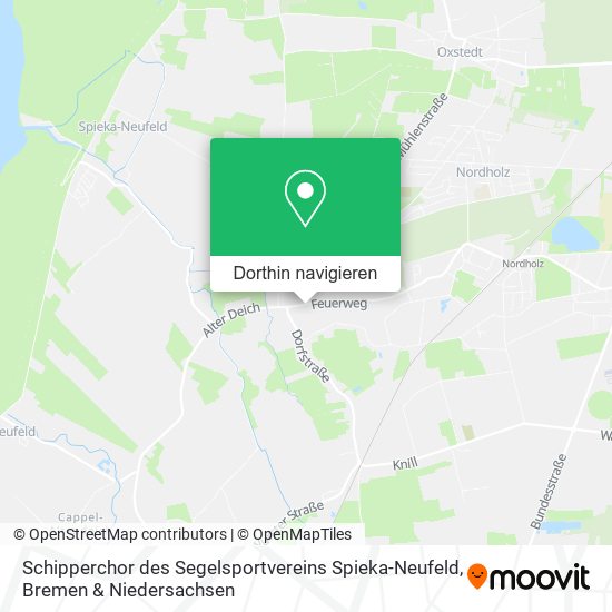 Schipperchor des Segelsportvereins Spieka-Neufeld Karte