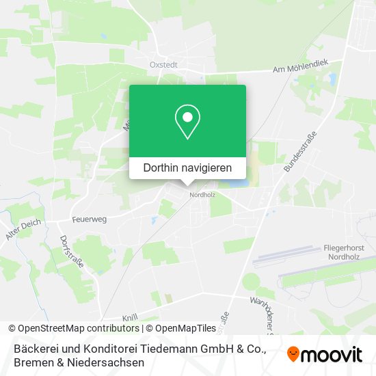 Bäckerei und Konditorei Tiedemann GmbH & Co. Karte