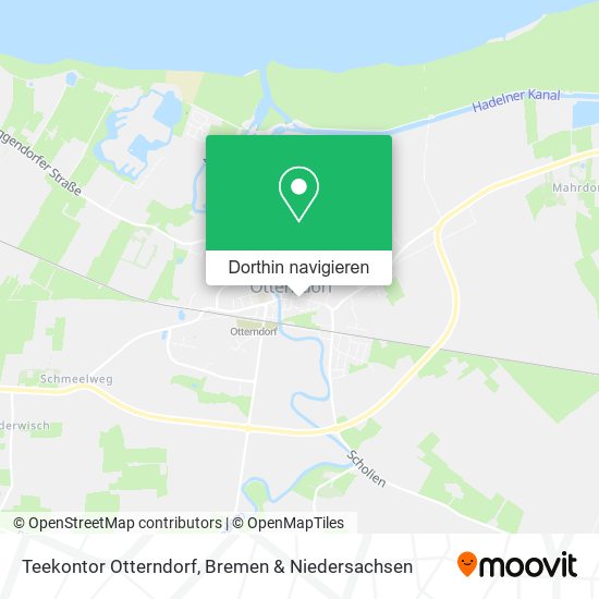 Teekontor Otterndorf Karte