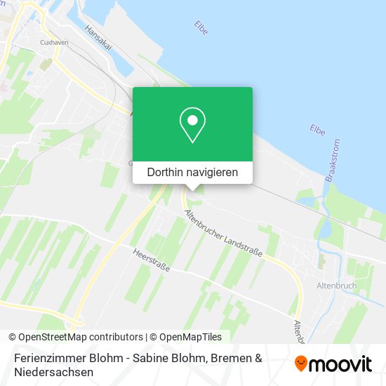 Ferienzimmer Blohm - Sabine Blohm Karte