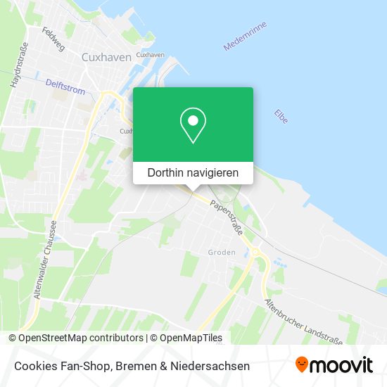 Cookies Fan-Shop Karte