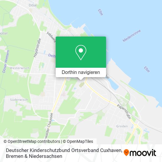Deutscher Kinderschutzbund Ortsverband Cuxhaven Karte