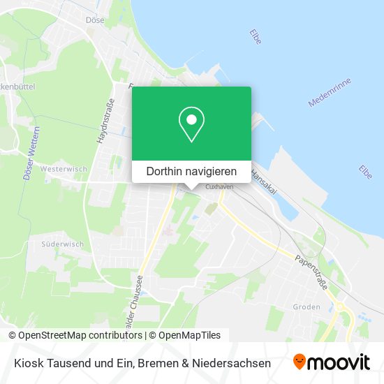 Kiosk Tausend und Ein Karte