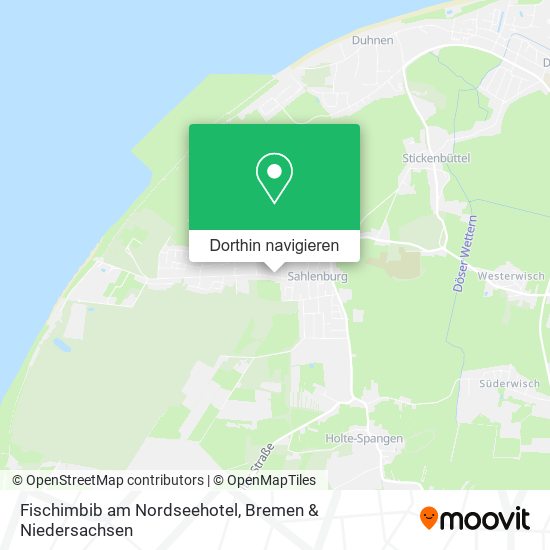 Fischimbib am Nordseehotel Karte