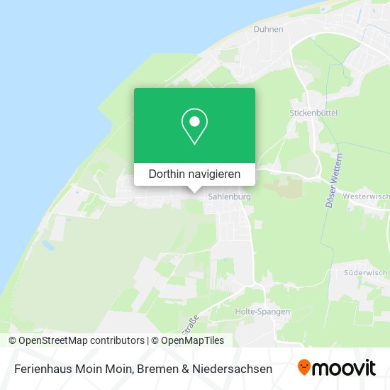 Ferienhaus Moin Moin Karte