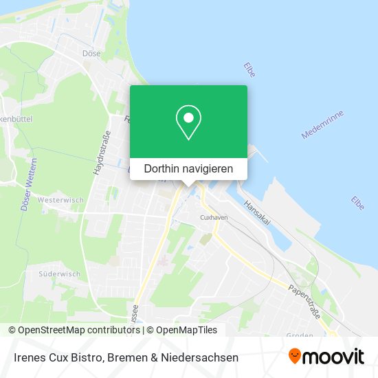 Irenes Cux Bistro Karte