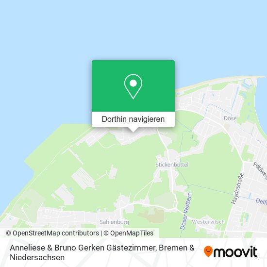 Anneliese & Bruno Gerken Gästezimmer Karte