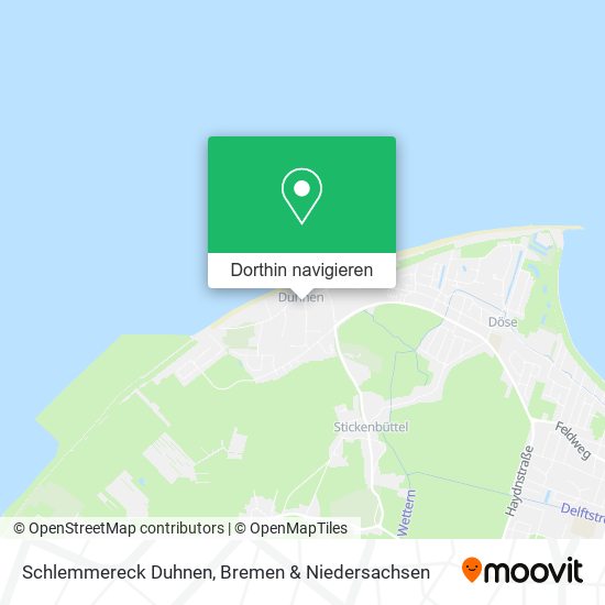 Schlemmereck Duhnen Karte