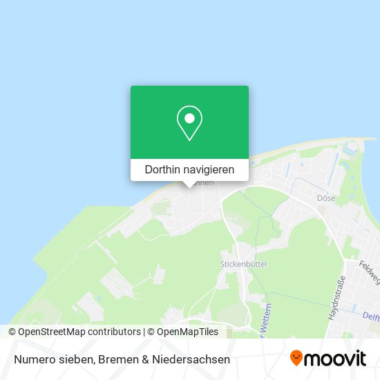 Numero sieben Karte