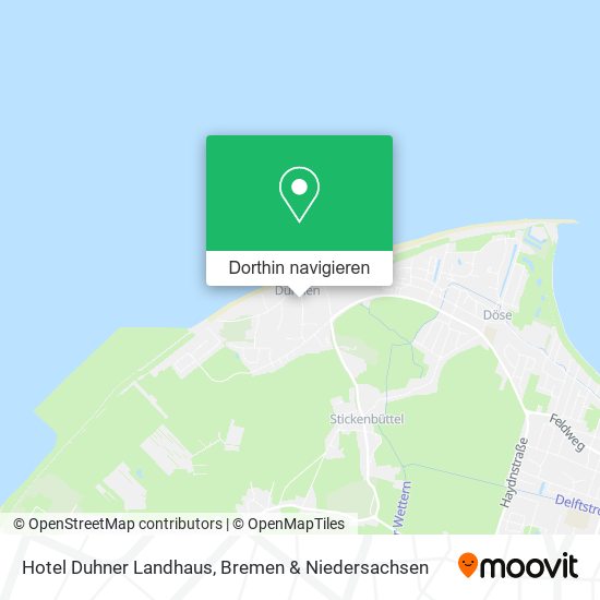 Hotel Duhner Landhaus Karte