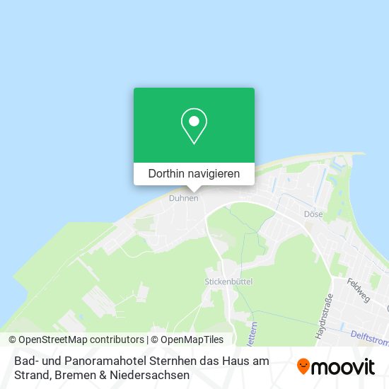 Bad- und Panoramahotel Sternhen das Haus am Strand Karte