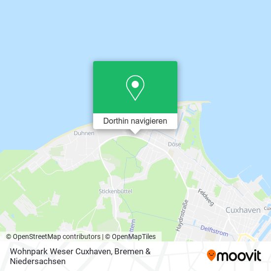 Wohnpark Weser Cuxhaven Karte