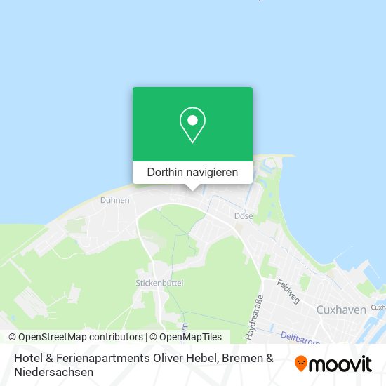 Hotel & Ferienapartments Oliver Hebel Karte