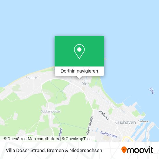 Villa Döser Strand Karte