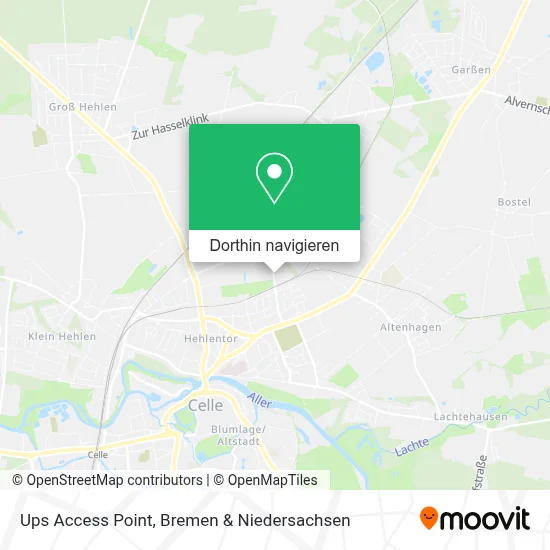Ups Access Point Karte
