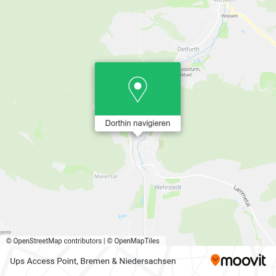 Ups Access Point Karte