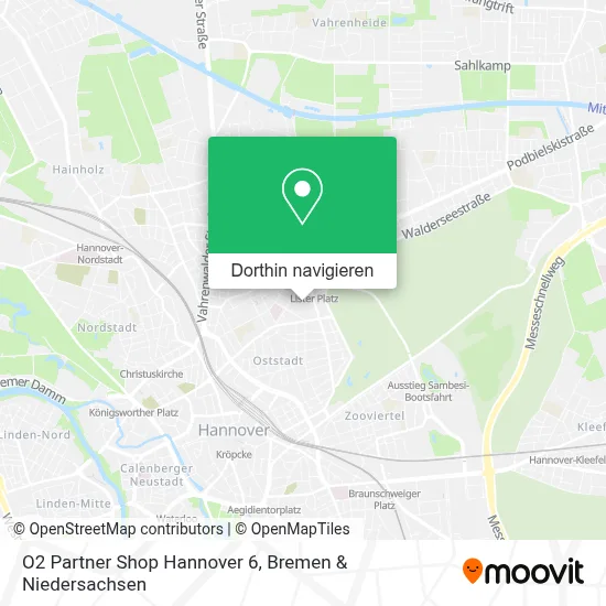 O2 Partner Shop Hannover 6 Karte